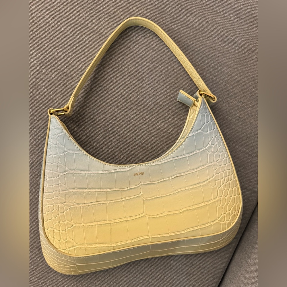 JW Pei Croc-Embossed Shoulder Bag